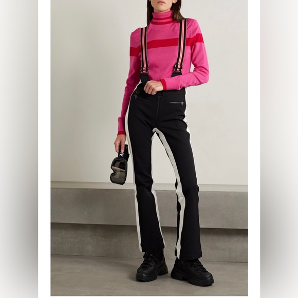 NWT Erin Snow Kito II Striped Merino Wool Turtleneck Sweater - Picture 2 of 4